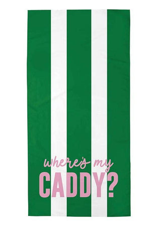 Quick Dry Golf Towel - Where's My Caddy - Verte Boutique