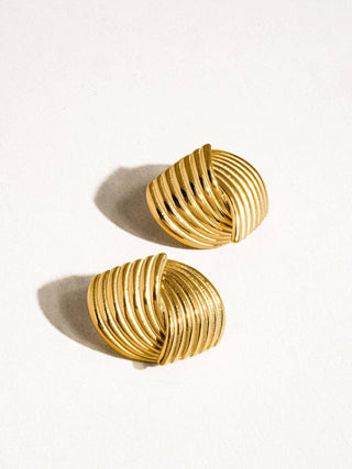 Wavy Studs - Verte Boutique