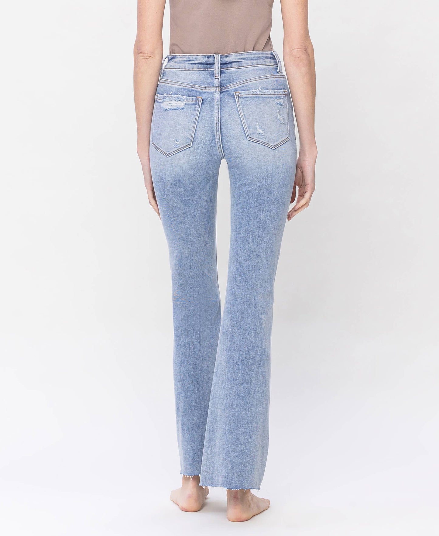 High Rise Relaxed Bootcut Jeans