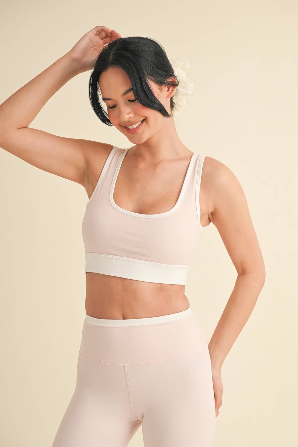 Contrast Binding Bra Top