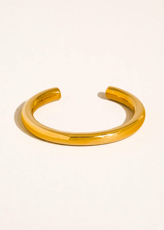 Gold Non - Tarnish Chunky Cuff Bangle - Verte Boutique