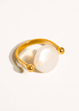 Baroque Pearl Ring - Verte Boutique