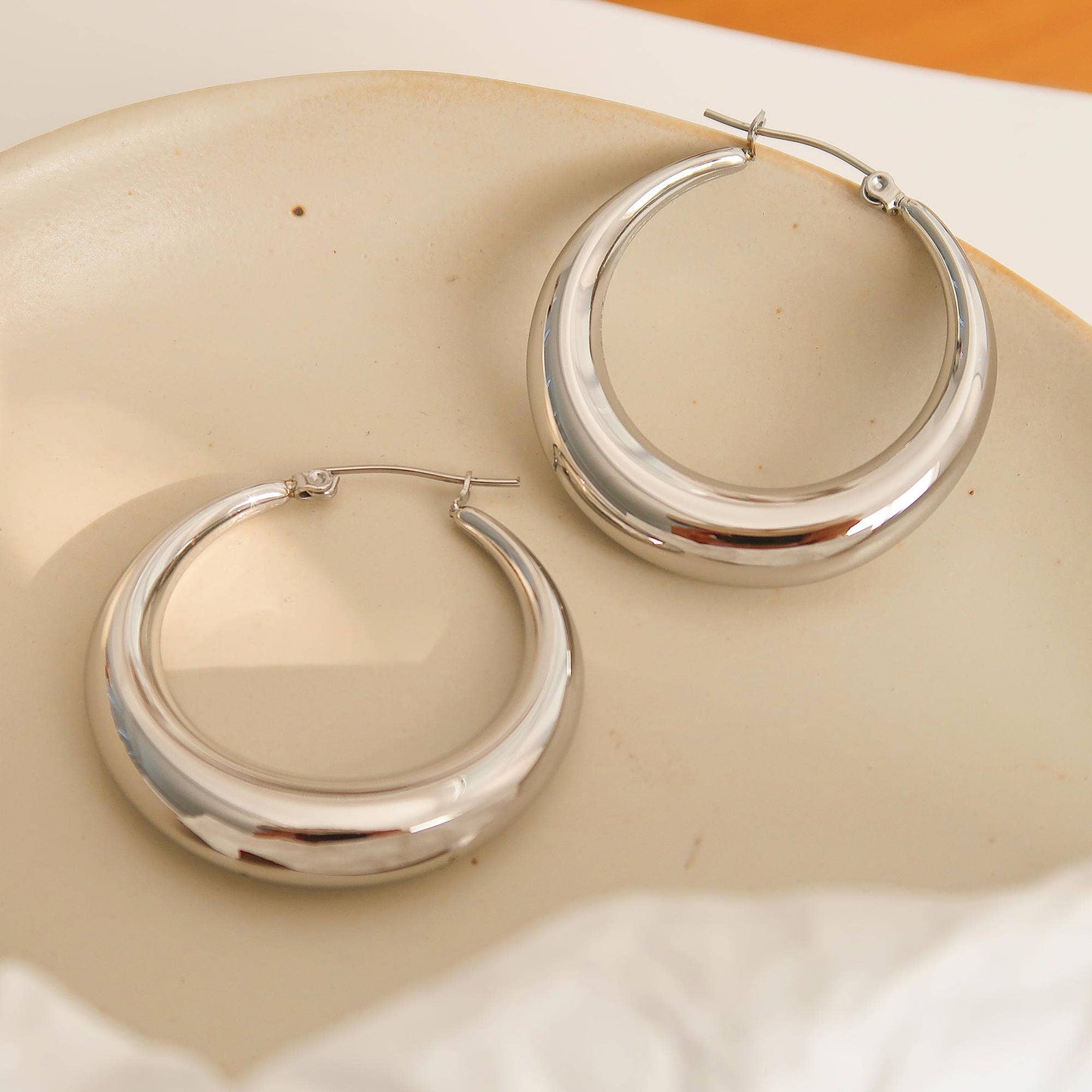 Classic Large Hoop Earring