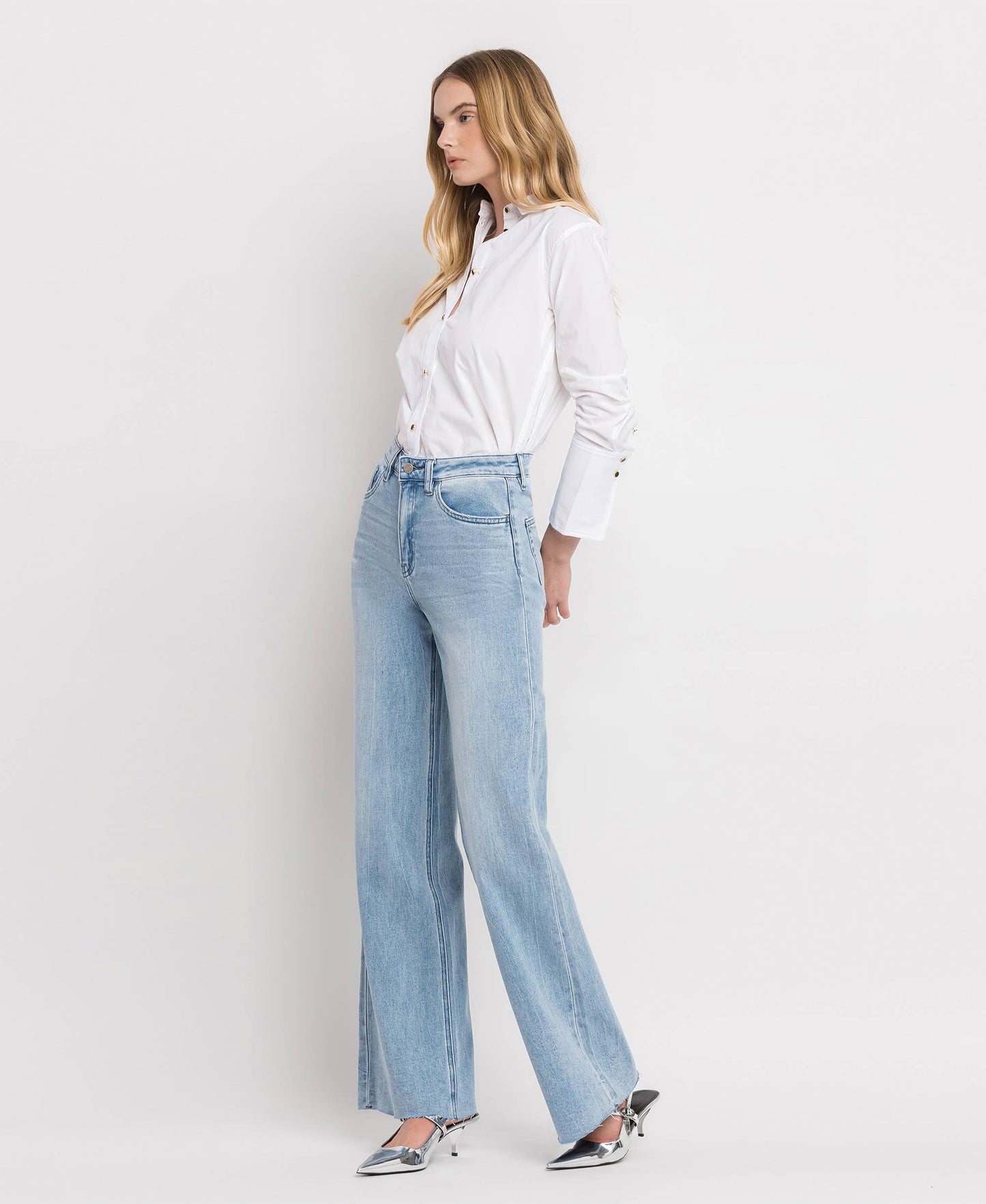 Super High Rise Wide Leg Jeans