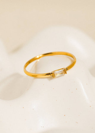 Minimalist Thin CZ Band - Verte Boutique