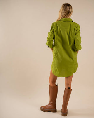 Poplin Shirt Dress - Verte Boutique