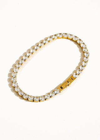 Waterproof Cubic Zirconia Tennis Bracelet (Stainless Steel) - Verte Boutique