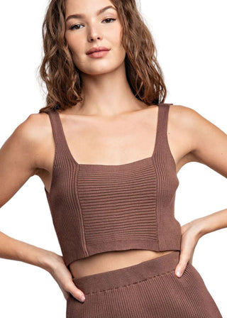 Front Panel Crop Top - Verte Boutique