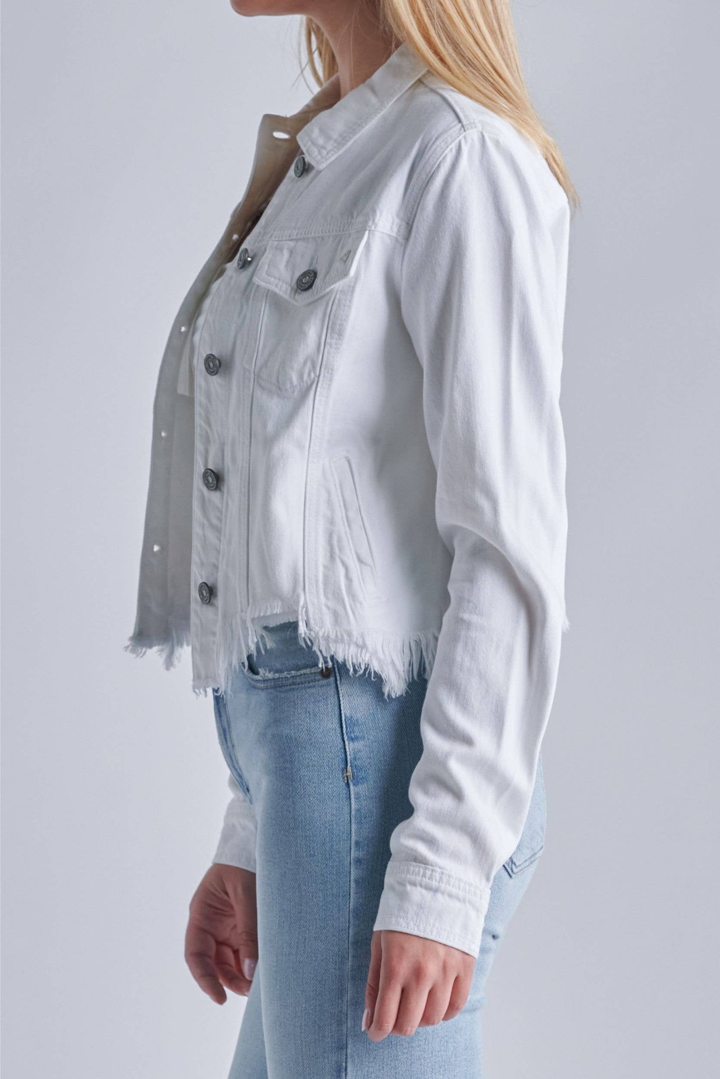 White Denim Jacket