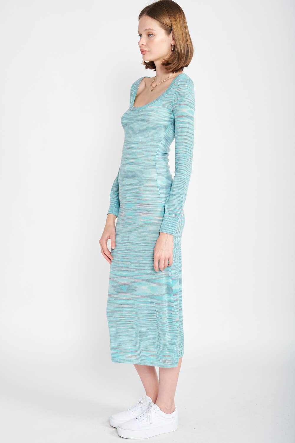 Space Dye Sweater Dress