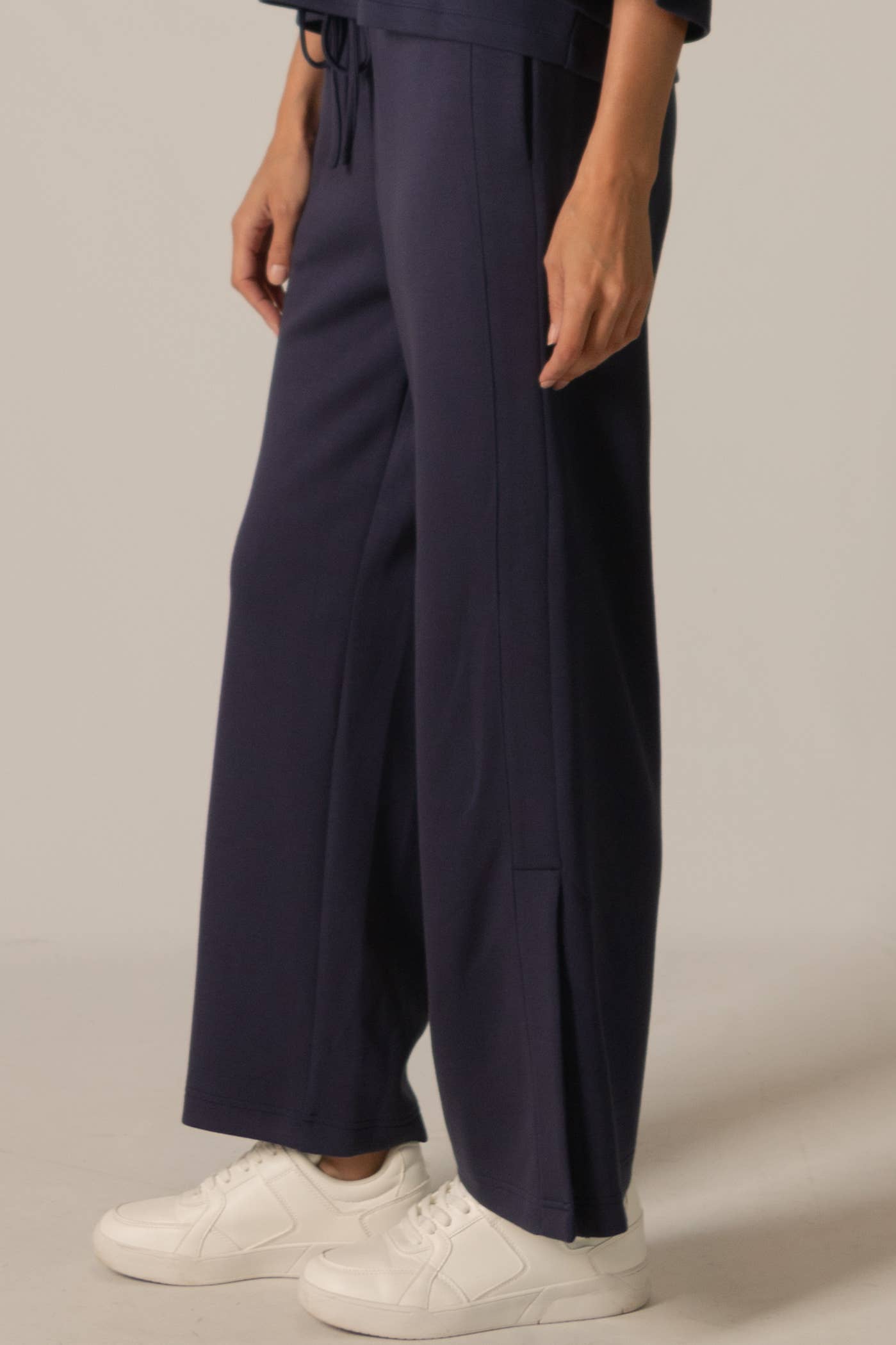 Butter Modal Side Binding Wide Leg Pants