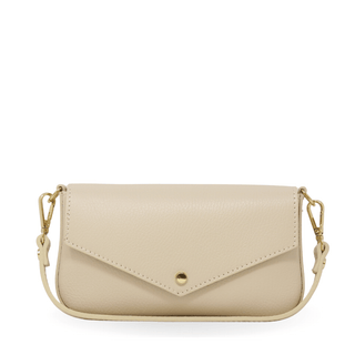 Italian Leather Compact Crossbody & Shoulder Bag - Verte Boutique