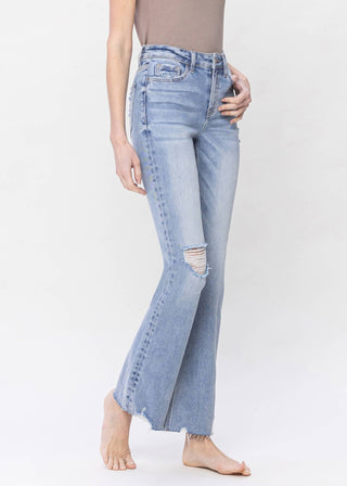 High Rise Relaxed Bootcut Jeans - Verte Boutique