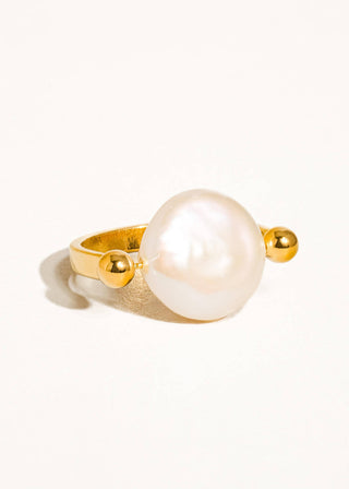 Baroque Pearl Ring - Verte Boutique