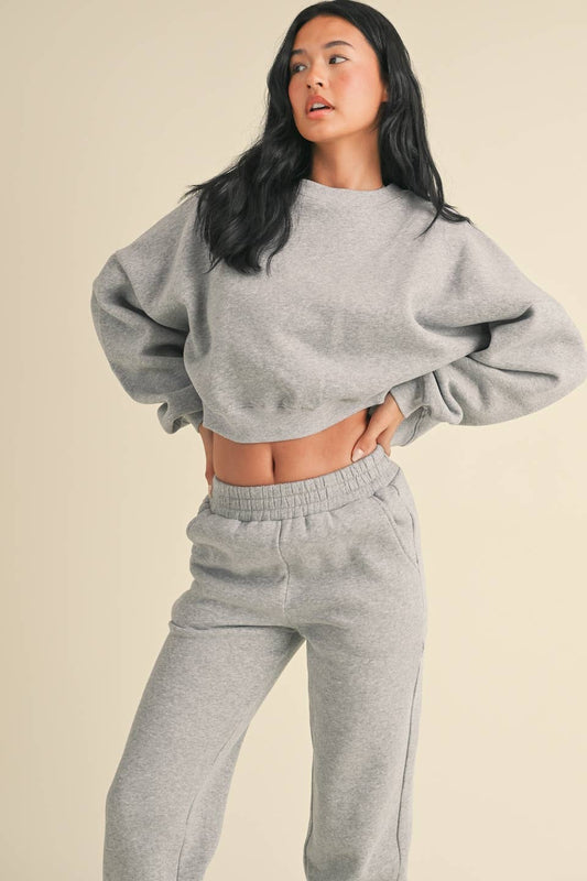 Cozy Fleece Oversized Crewneck Sweatshirt