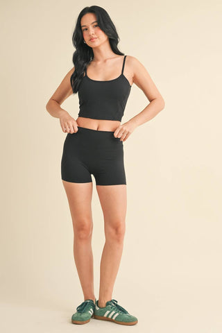 Scoop Neck Cami with Contour Seams - Verte Boutique