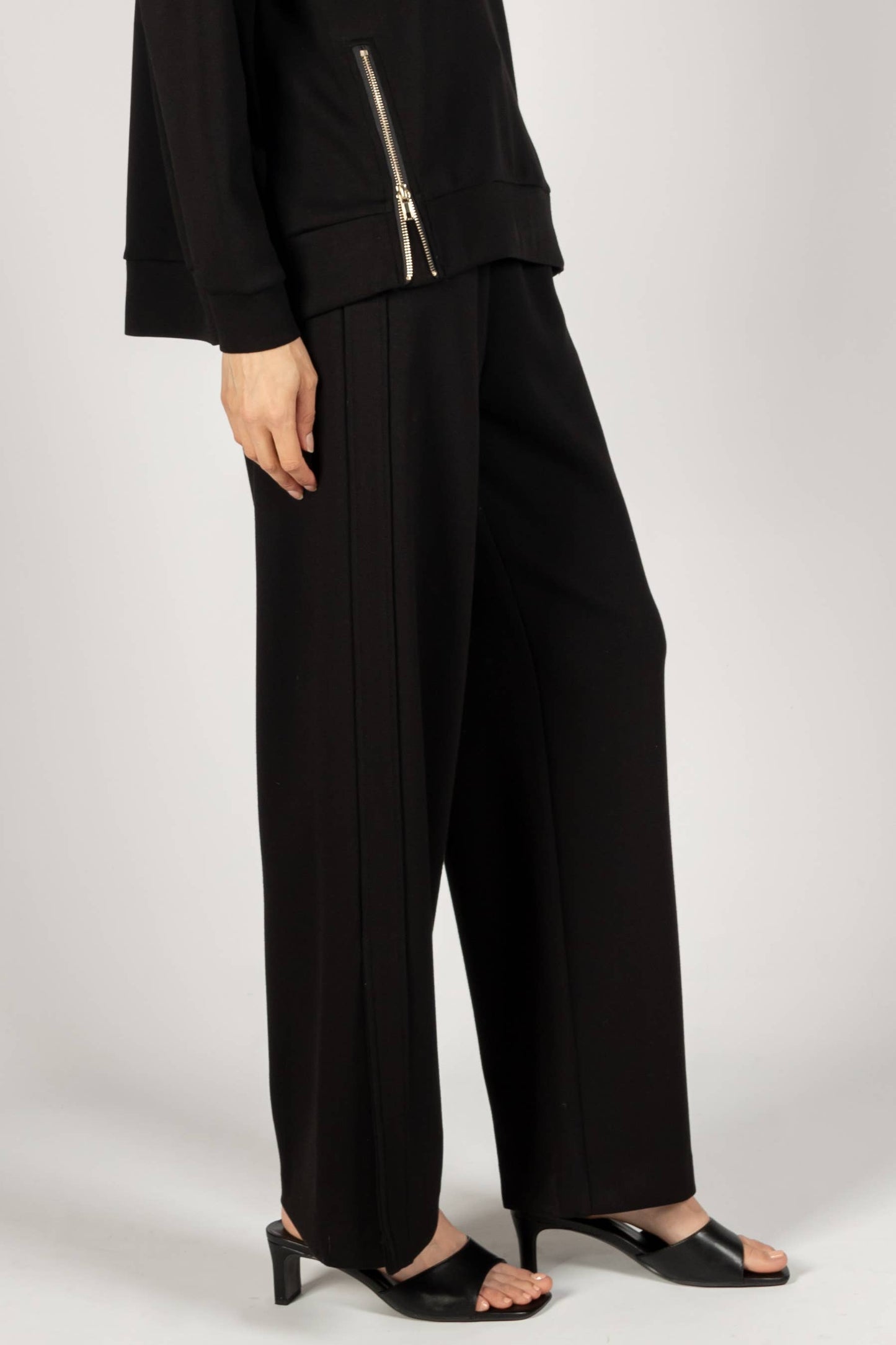 Butter Modal Side Binding Wide Leg Pants