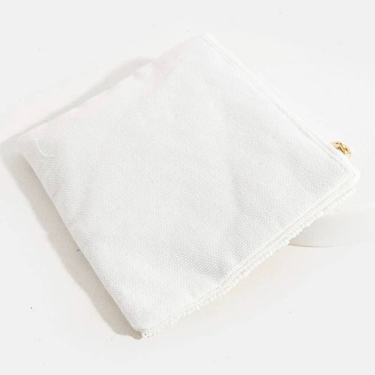 Spritz Please Striped Seed Beaded Coin Purse