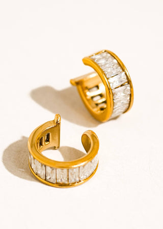 Gold Non - Tarnish Baguette Ear Cuff - Verte Boutique