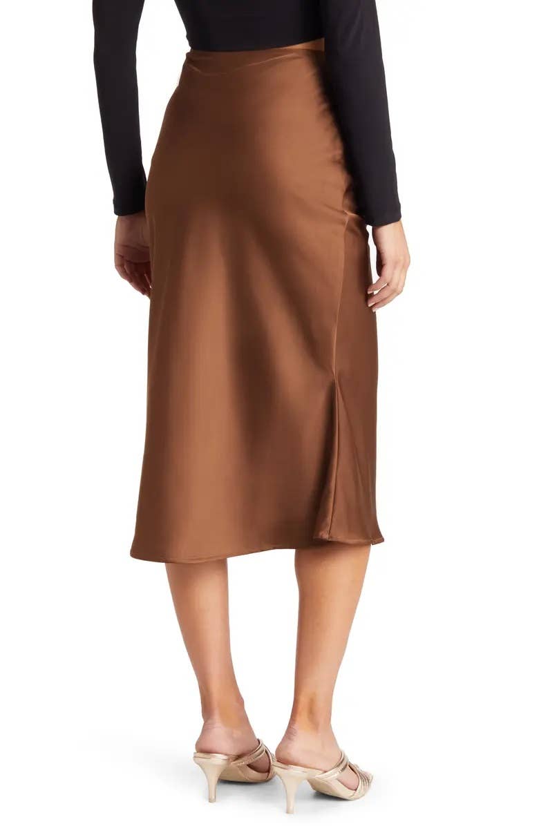 Midi Slip Skirt