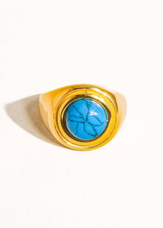 Turquoise Stone Ring - Verte Boutique