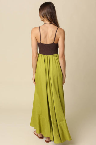 Colorblock Maxi Dress - Verte Boutique