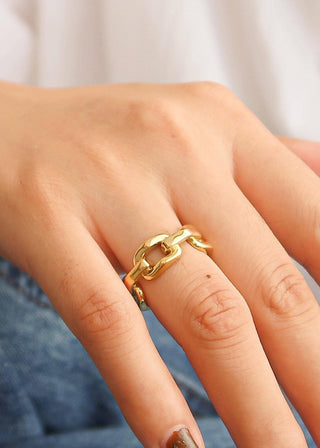 Gold Stack Braided Ring - Verte Boutique