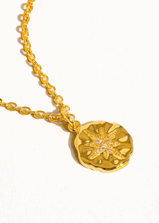 Gold CZ Star Necklace - Verte Boutique