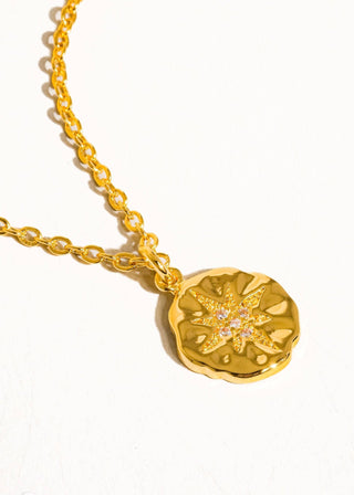 Gold CZ Star Necklace - Verte Boutique