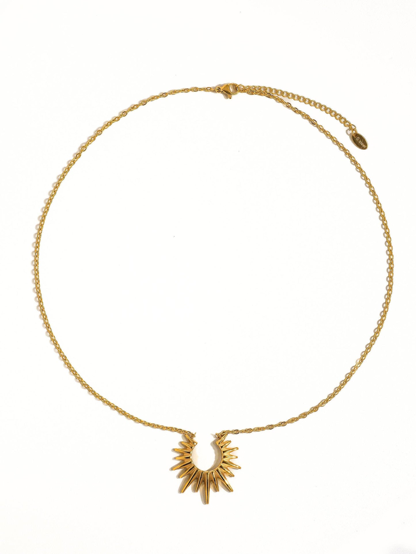 Gold Sun Necklace