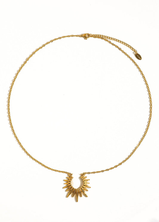 Gold Sun Necklace
