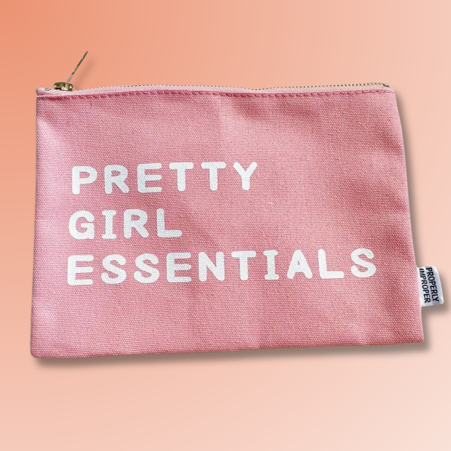 Pretty Girl Essentials - Canvas Pouch