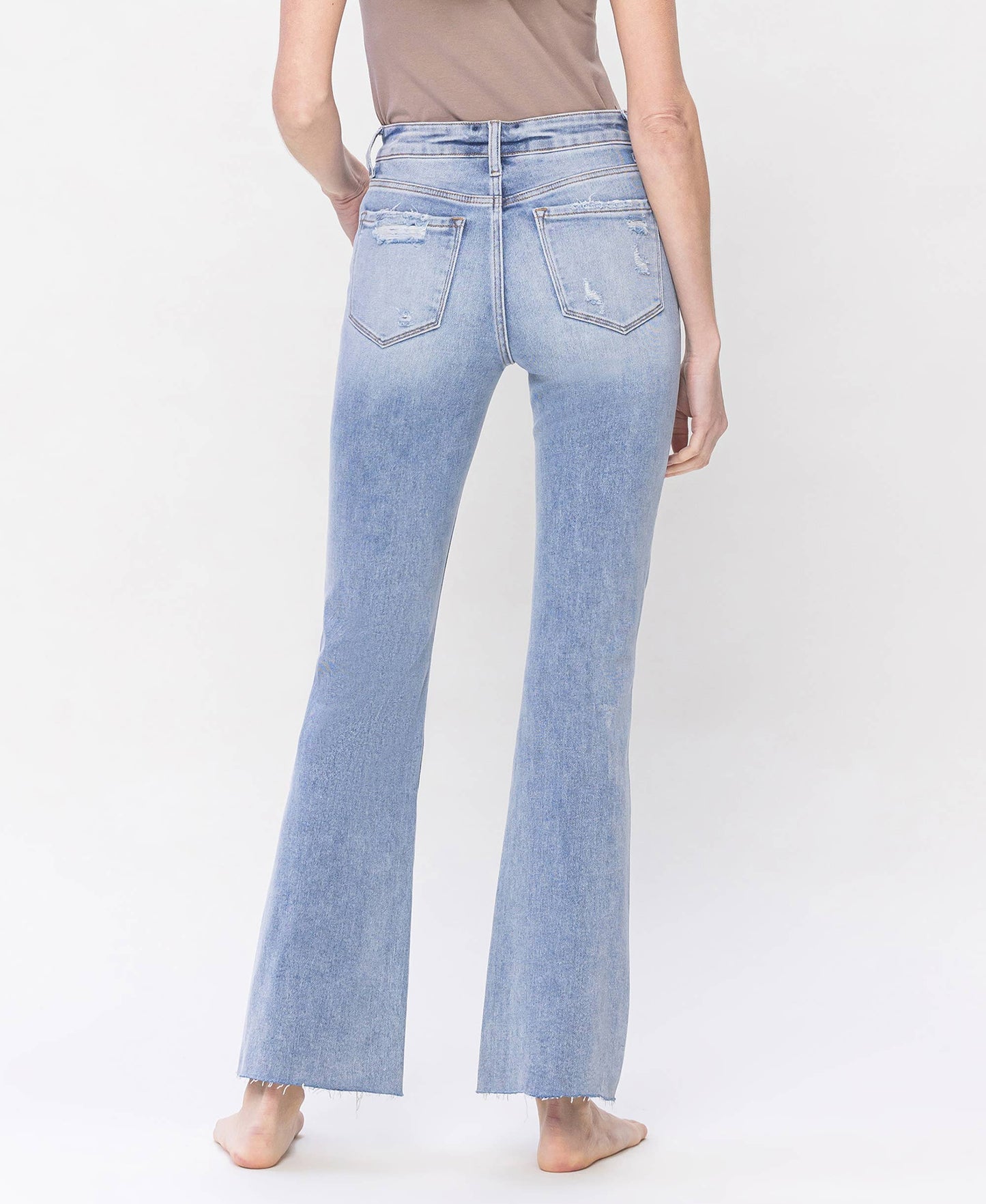 High Rise Relaxed Bootcut Jeans