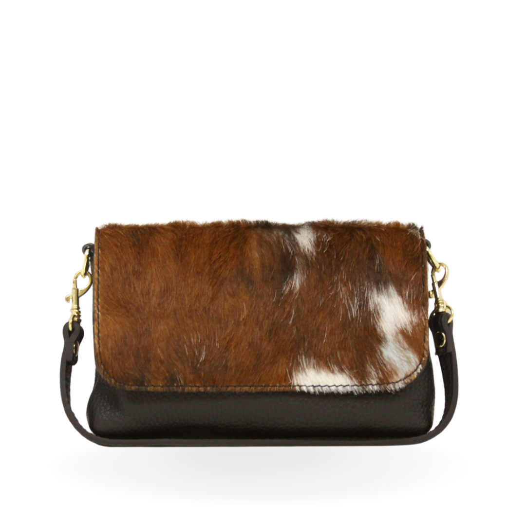 Italian Leather Cowhide Mini Crossbody