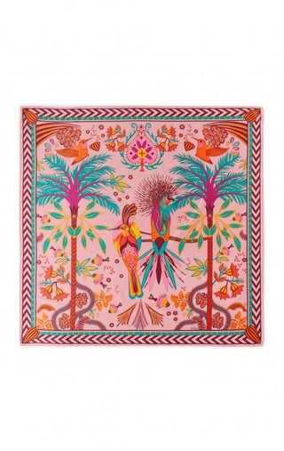 Tropical Mini Satin Scarf - Verte Boutique